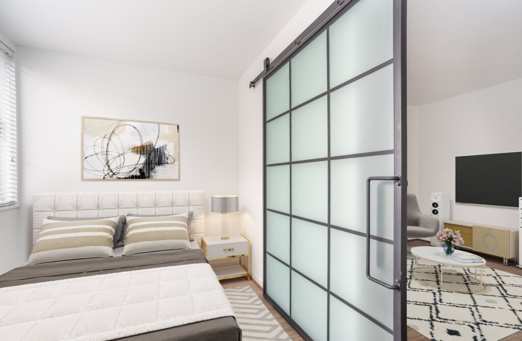 bedroom furnished