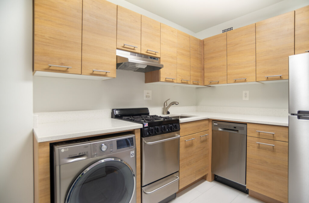 kitchen at the Seville apartments in washington dc